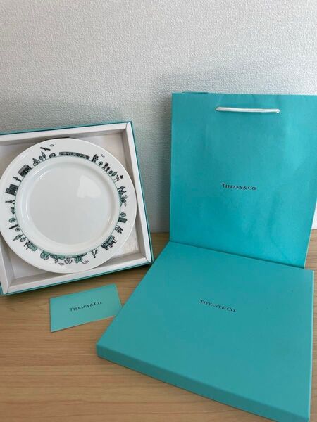 非売品・未使用 Tiffany & Co.(ティファニー)x三菱電機100周年記念ティファニープレート皿