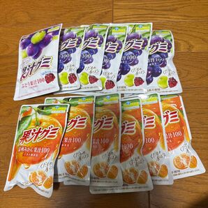 果汁グミ ぶどう 温州みかん 12袋 まとめ売り