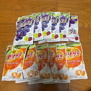 果汁グミ グレープ&温州みかん 12袋 まとめ売り