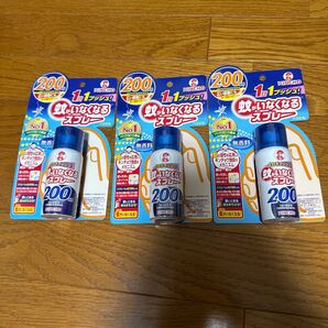 KINCHO 蚊がいなくなるスプレー 無香料 3個セット