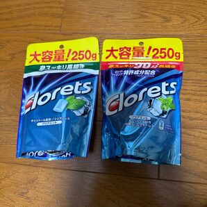クロレッツ クリアミント 大容量250g 2袋セット