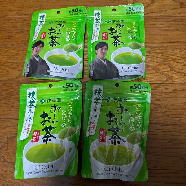 伊藤園 お~いお茶 抹茶入り 粉末緑茶 40g 4袋セット