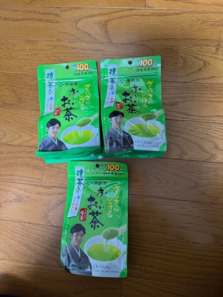 伊藤園 Oi Ocha 抹茶入り緑茶 80g 3袋セット