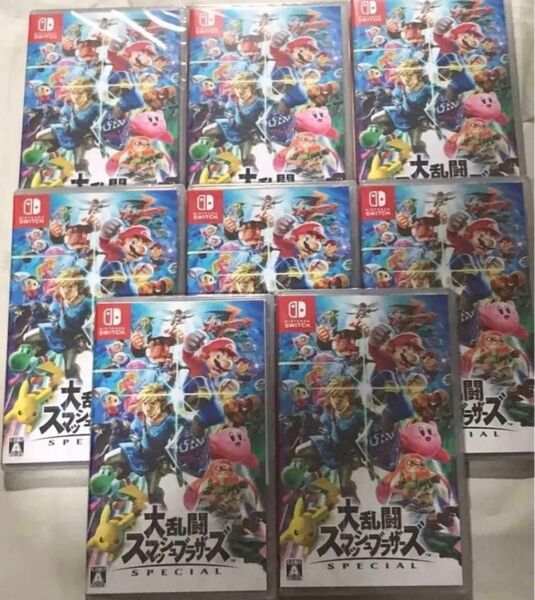 Nintendo Switch 大乱闘スマッシュブラザーズ special 新品 未開封品 シュリンク付き 8本セット ソフト