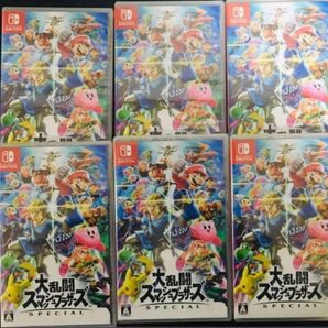 Nintendo Switch 大乱闘スマッシュブラザーズ special 6本セット 新品 未開封品 シュリンク付き