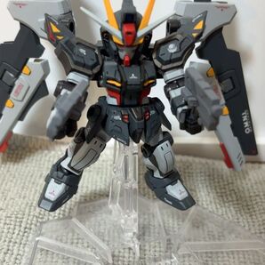 モビルスーツアンサンブル ストライクノワールガンダム 全塗装 改造品 ガンプラ 完成品 バンダイ