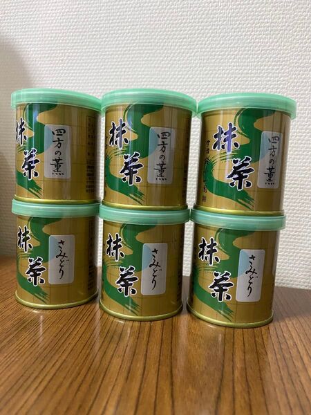 新品未開封 山政小山園抹茶 30g 6缶セット Matcha Powder