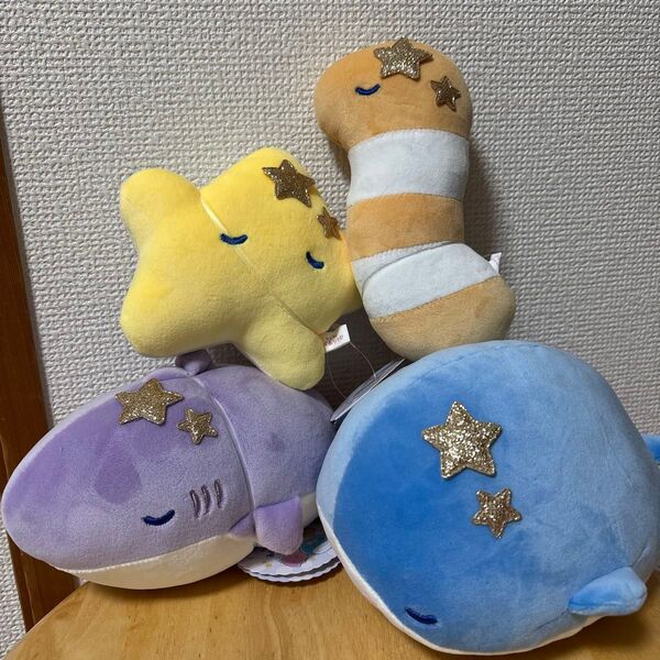 うとうと あくありうむ/もちふわぬいぐるみ 4体セット
