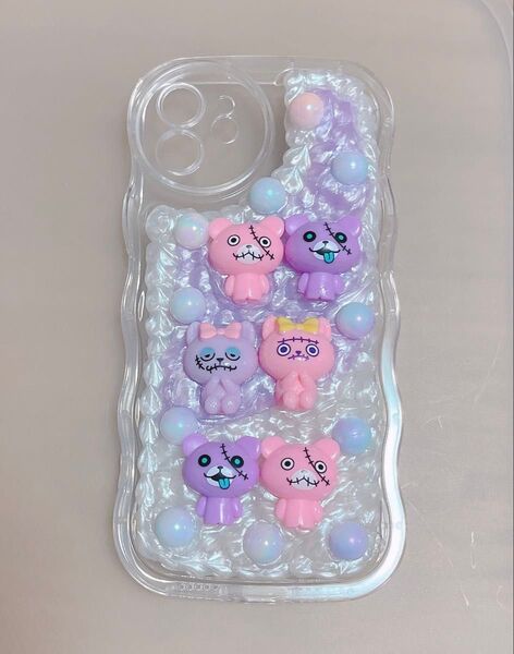 ハンドメイド☆ホイップデコiPhone12/12pro ケース
