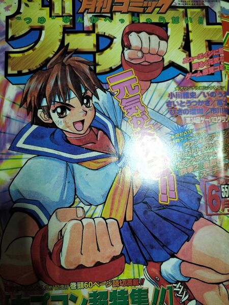 月刊コミックゲーメスト 1996 6月号 雨宮慶太 いのうえたくやピンナップポスター付き