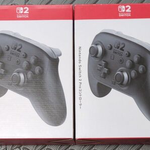 2個セット Nintendo Switch 2 Proコントローラー 新品未開封