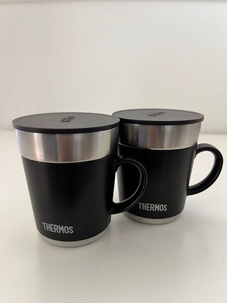 THERMOS サーモス 保温マグカップ 240ml蓋付き×2個
