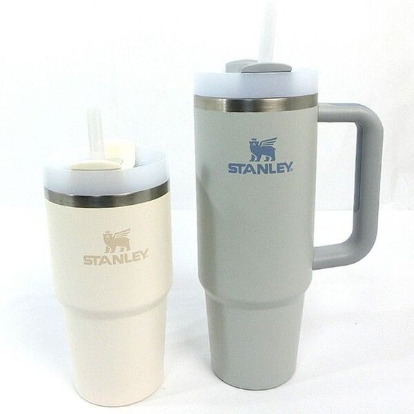 スタンレー STANLEY クエンチャー タンブラー2本セット 887ml 591ml グレー クリーム 未使用 箱無し