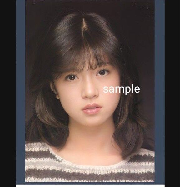 中森明菜 写真L版 「ふっくら」