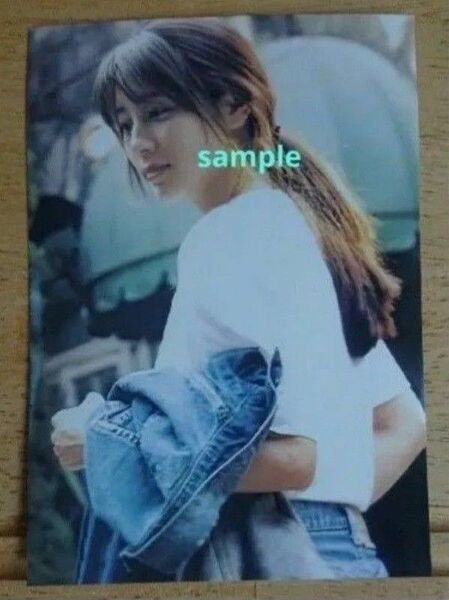 ZARD 坂井泉水 蒲池幸子 写真L版 「デニム白T」