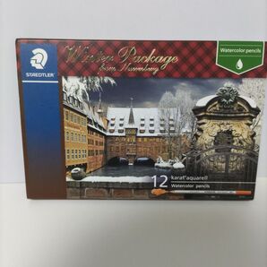 ステッドラー 水彩色鉛筆12色 karat aquarell ウィンターパッケージ