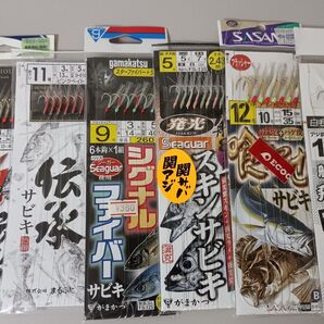 サビキ バラエティ 仕掛け 6枚セット 伝承サビキ 伝承アジ 船サビキ 喰わせサビキ