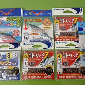 マルフジ トリックサビキ トリック仕掛け 7枚セット Marufuji アジ サバ イワシ