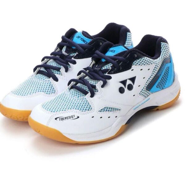 【40%オフ】YONEX バドミントンシューズ 24.5cm 青 〔最終値下げ〕