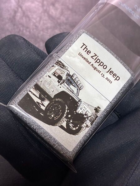 特価品 zippo Jeep 特殊加工 希少モデル 2015年製 シルバーインナー 2015年製