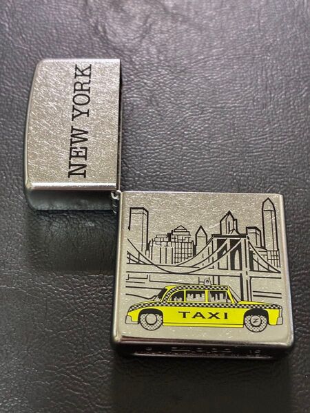 特価品 zippo タクシー シルバーダスト 外側ケース アウター TAXI 特殊加工 2016年製