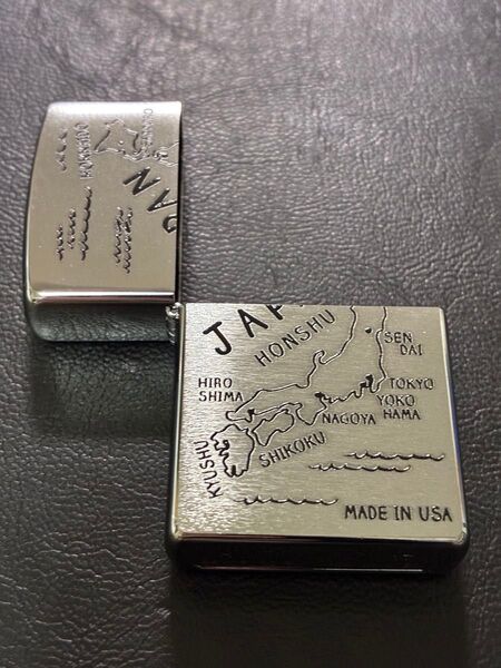 特価品 zippo JAPAN HONSHU 外側ケース アウター 日本 前面加工 希少モデル 2017年製