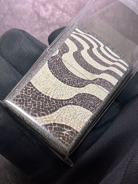 特価品 zippo ストーン 特殊加工 希少モデル 2015年製 シルバーインナー 2016年製