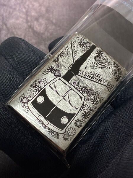 特価品 zippo HAIGHT ASHBURY 前面加工 シルバー 希少モデル 2017年製 シルバーインナー 2017年製