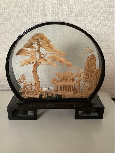 昭和レトロ 木製 工芸品 置物 インテリア