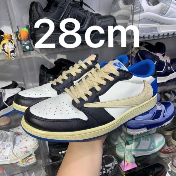 Travis Scott × Fragment × Nike Air Jordan 1 Low OG Military Blue