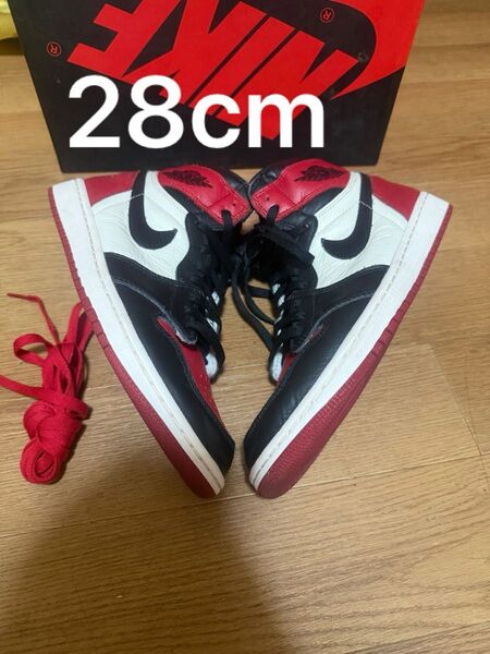 Nike Air Jordan 1 Retro High OG "Bred Toe"