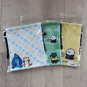 新品 巾着袋 3枚セット