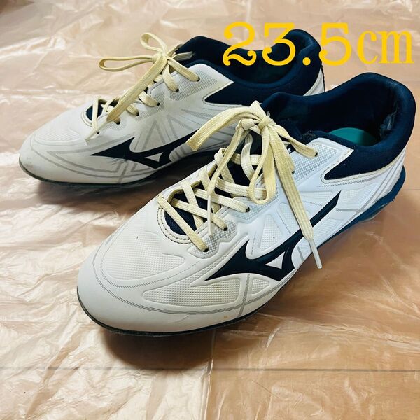 ミズノ mizuno 野球 ソフトボール 金具スパイク ライトレボバディー 幅広 ワイド 中学 高校野球対応 23.5㎝