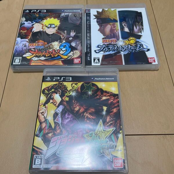 【PS3】 ジョジョの奇妙な冒険 オールスターバトル他ジャンプ系3本セット