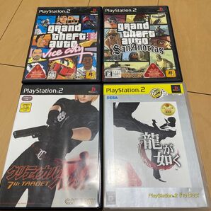 【PS2】 クリティカルパレット 7th ターゲット他PS2ソフト4本セット