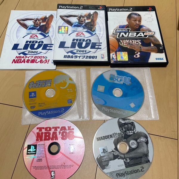 【PS2】 NBA LIVE2001他スポーツ系6本セット