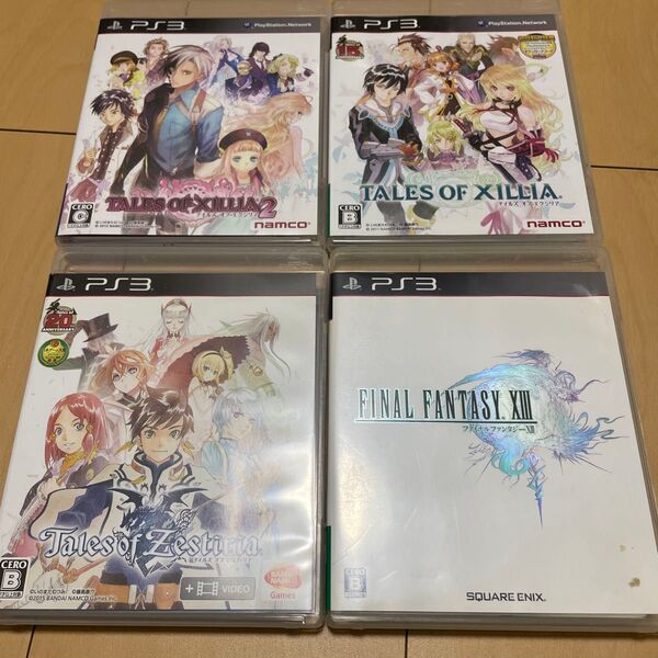 【PS3】 テイルズ オブ ゼスティリア他PS3ソフト4本セット