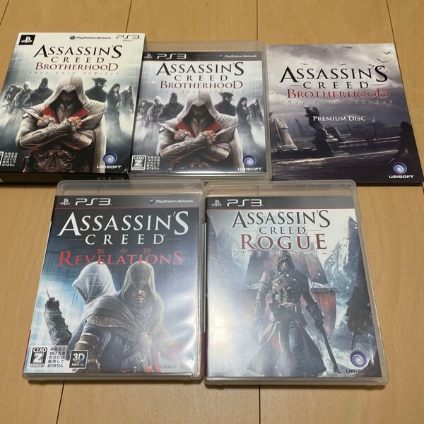 【PS3】 アサシンクリード ブラザーフッド他アサシンクリード3本セット