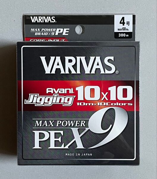 バリバス アバニ ジギング10×10 MAXパワーPE X9 300m 4号