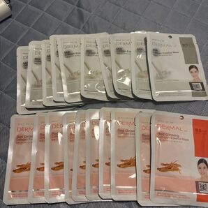 DERMAL パック20枚 まとめ売りコラーゲンエッセンスマスク