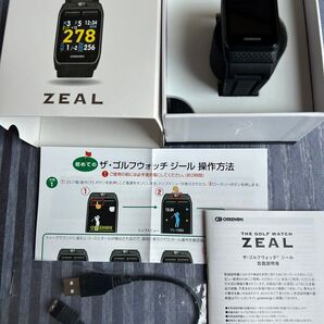 グリーンオン ザ・ゴルフウォッチ ジール ブラック GPSゴルフナビ