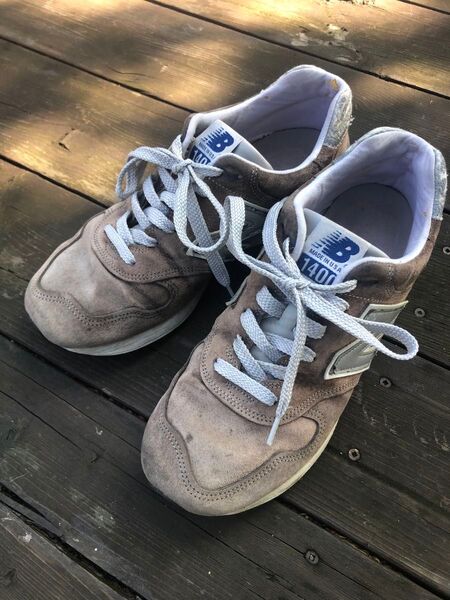 ニューバランス NewBalance M1400NV 26.5cm 8 1/2 スニーカー グレー made in usa