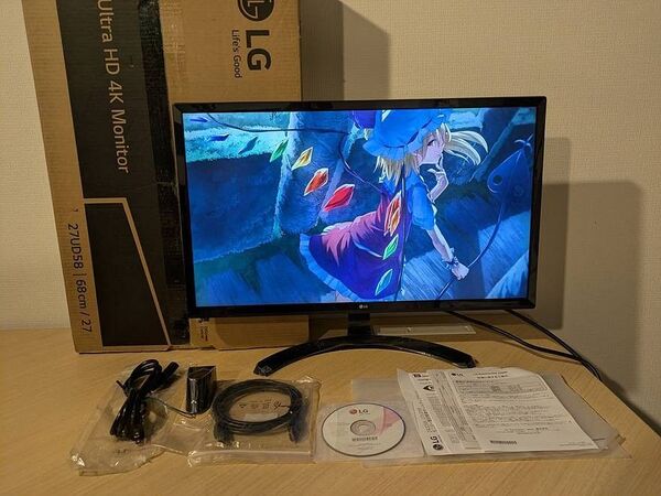 LG 4K IPS 27インチ モニター 3840x2160 FreeSync ゲーミング 液晶 ディスプレイ