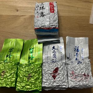 阿里山凍頂烏龍茶 台湾茶 福寿梨山茶 大禹嶺高冷茶 5点セット 台湾