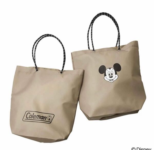 オトナミューズ7月号付録 コールマンミッキーマウス 両A面トートバッグ 1枚