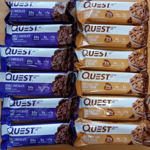 クエスト Quest Nutrition プロテインバー 2種類×各6本(合計12本)