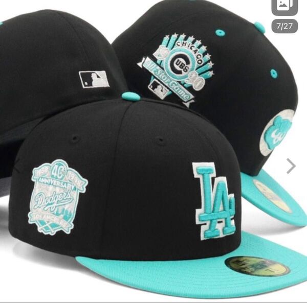 新品 ティファニーカラー 限定 別注 ロサンゼルス・ドジャース ニューエラ NEWERA 59fifty ヤンキース メッツ