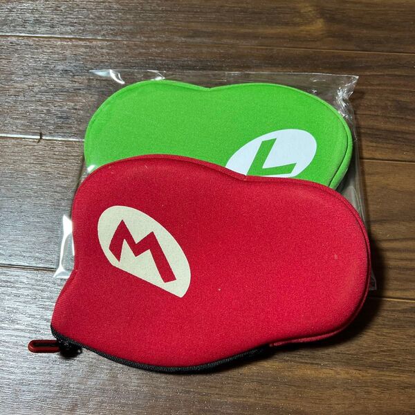 非売品 club.Nintendo クラブニンテンドー マリオ ルイージ キャップ ポーチ セット