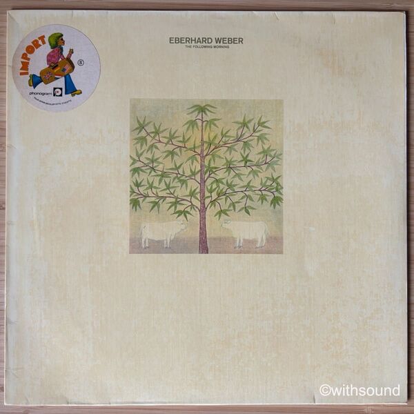 ドイツオリジナル EBERHARD WEBER COLORS 1977 ECM ECM 1084 ST LP レコード