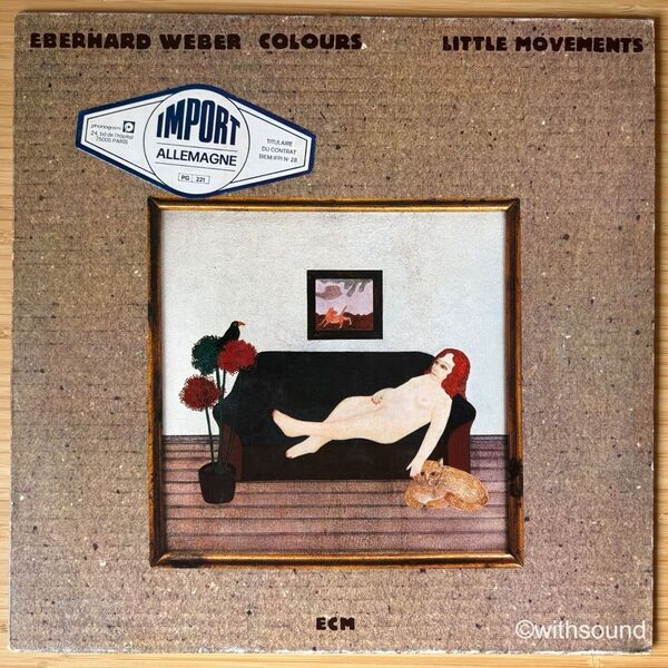 ドイツオリジナル EBERHARD WEBER COLOURS 1980 ECM ECM 1186 LP レコード